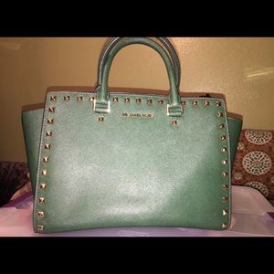 Micheal Kors Selma with gold studs